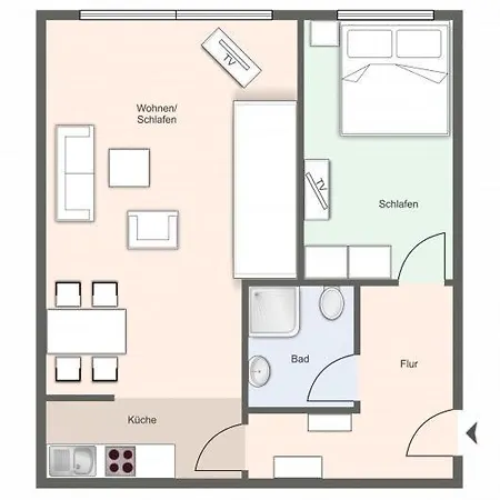 Apartmán Appartementanlage Am Appartementanlage Am Kleine Brise - 5a